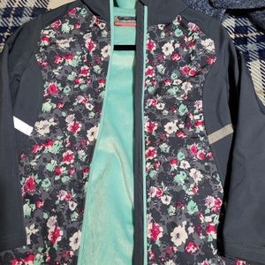 Girls Free Country light weight rain/reflective jacket.